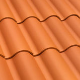 Interlocking roof tile Spanlargeclay