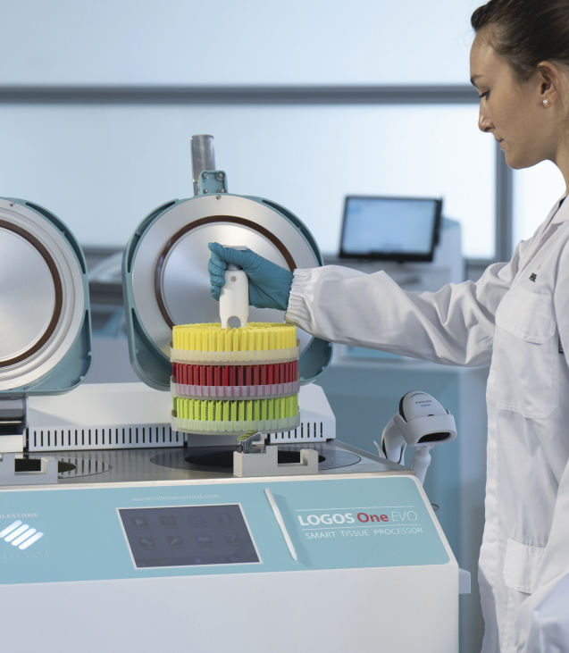 Automatic sample processor LOGOS One EVOfor histologyfixationembedding ...