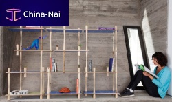 Free-standing bookcase LATORNAmodularoriginal designsolid wood