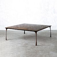 Art Nouveau style coffee table BASILICAcoppersquarehome