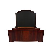 Double bed BE001Art Decowith upholstered headboardwith tufted headboard
