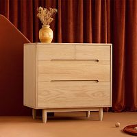 Contemporary chest of drawers Pureoaksolid woodMDF