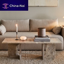 Contemporary coffee table ANDROGYNEmarblemarble baserectangular