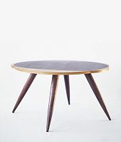 Contemporary coffee table CLOUD walnutroundhome