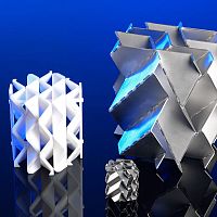 Static mixer CSE-Vcontinuousfor liquidsgas/liquid