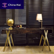 Contemporary desk MATTHIEUebonymetal