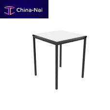 Contemporary table T-TABLE-60MDFsteelsteel base