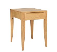 Contemporary bedside table ARTISANnatural oakrectangularwith drawer