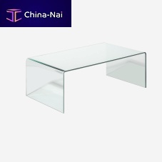 Contemporary coffee table TRANSPARENTE glassglass baserectangular