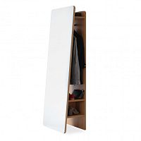 Contemporary entryway cabinet PETRA oaklacquered woodwalnut