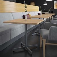 Contemporary table NOSHwalnutlaminated woodcherrywood