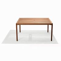 Contemporary table CATARINAwoodensquareoutdoor