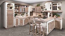 Traditional kitchen LUISAwalnutashwith handle
