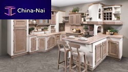 Traditional kitchen LUISAwalnutashwith handle