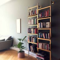 Wall-mounted shelf ENRICA 24 KARAT GOLDmodularhighcontemporary