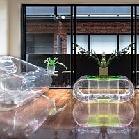 Inflatable table CRISTALcontemporarypolyurethanethermoplastic