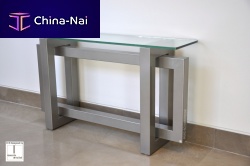 Contemporary sideboard table THASOScrystalironlacquered metal