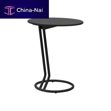 Contemporary side table BOGGIElacquered MDFsteelbrass