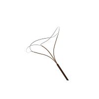 Kidney stone extraction endoscopic basket tipless
