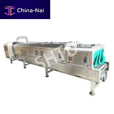 Bag rinsing, blowing and sterilization machine dust