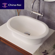 Countertop washbasin CLASSICSolid Surfaceovaltraditional
