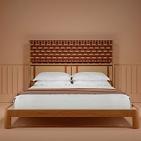 Double bed O�Connell IIcontemporaryupholsteredwith headboard