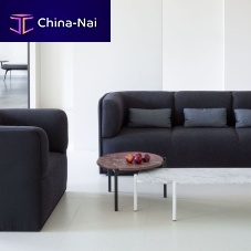 Contemporary coffee table BLADE MDFmarblesteel base