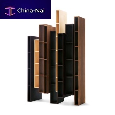 Modular bookcase SKYLINEoriginal designmapleplywood