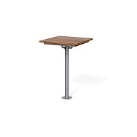 Contemporary high bar table BREAK TIME TWwoodensteel basesquare
