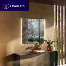 Wall-mounted bathroom mirror 36e8contemporaryrectangularsquare