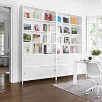 Modular bookcase SAPPOROcontemporarystoragewood veneer
