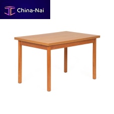 Contemporary table BABUwoodenwooden baserectangular