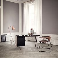 Free-standing desk 62contemporarywoodenlaminate