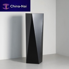 Contemporary pedestal Balzac Plinthsteelbrassbronze