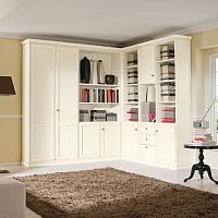 Corner bookcase OPERAtraditionalwooden