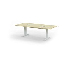 Contemporary sideboard table IMOVE-Swood veneerbamboomelamine