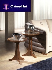 Contemporary side table TL50 TL51 DESYO woodenroundhome