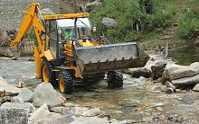 High payload backhoe loader BULL HD 76 4WD