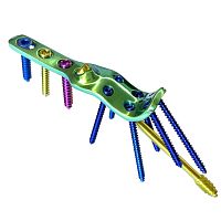Ankle arthrodesis plate HJ-VA-LOC 01lockingtitanium