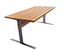 Contemporary table NEOBARCINO ironcast iron baserectangular