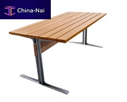 Contemporary table NEOBARCINO ironcast iron baserectangular