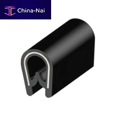 Profile gasket flatspring-loadedU-shaped