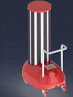 Disinfection lamp Ladybug ® 100germicidalUVCon casters