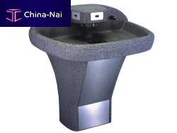 Hand basin with post WASH-WARE® : 3633rectangularplasticcommercial