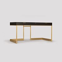 Minimalist desk WISHBONEoakwalnutash