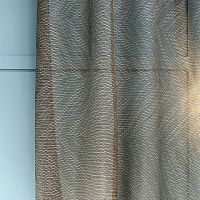 Striped sheer curtain fabric FILAMENTpolyesterTrevira CS®fire-retardant