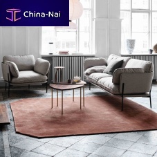 Contemporary coffee table PINWHEELsolid woodsolid wood baseround