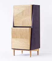 Contemporary shoe rack LOOK AFTER oak