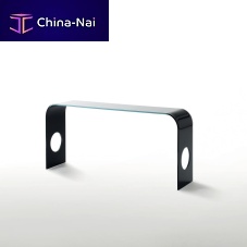 Contemporary sideboard table MING glassrectangularcommercial