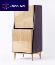Contemporary shoe rack LOOK AFTER oak